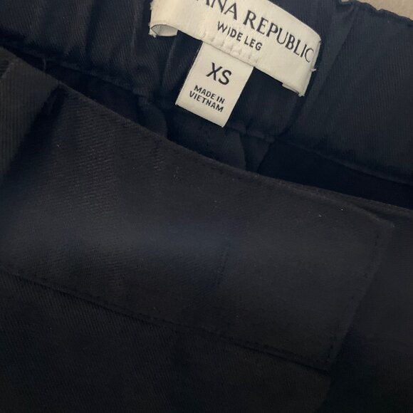 Banana Republic Best Selling The Everyday Premium Linen Pant Black Pockets - Picture 5 of 6